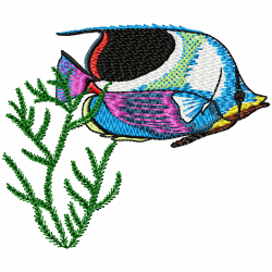 Fishes Embroidery Design 1 Fishes Embroidery Design 1